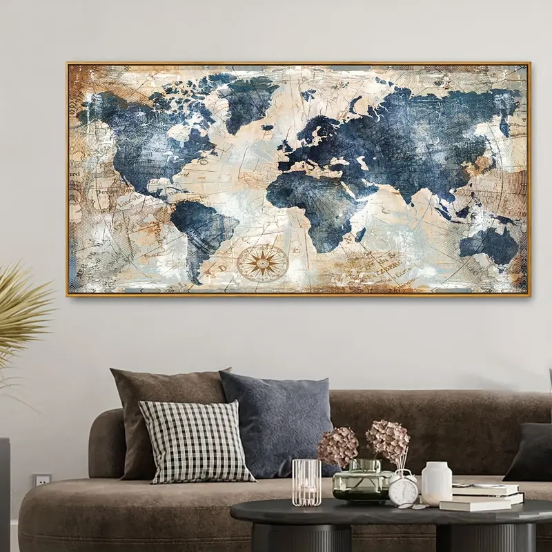 Interior Design Sketch - Póster de lienzo de arte Vintage