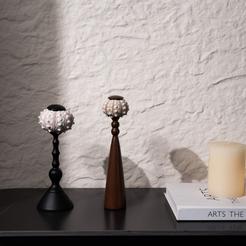 Interior Design Organic Modern - Escultura de concha creativa hecha a