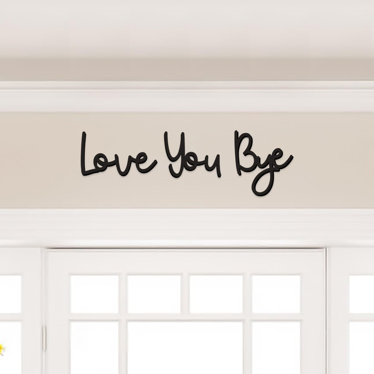 Interior Design Quotes - Love You Bye - Letrero de