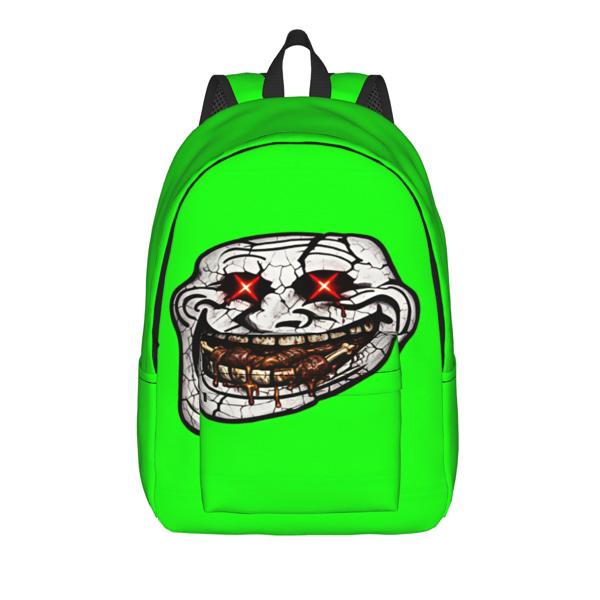 Mochila divertida Trollface, m - Interior Design University reseña y precio