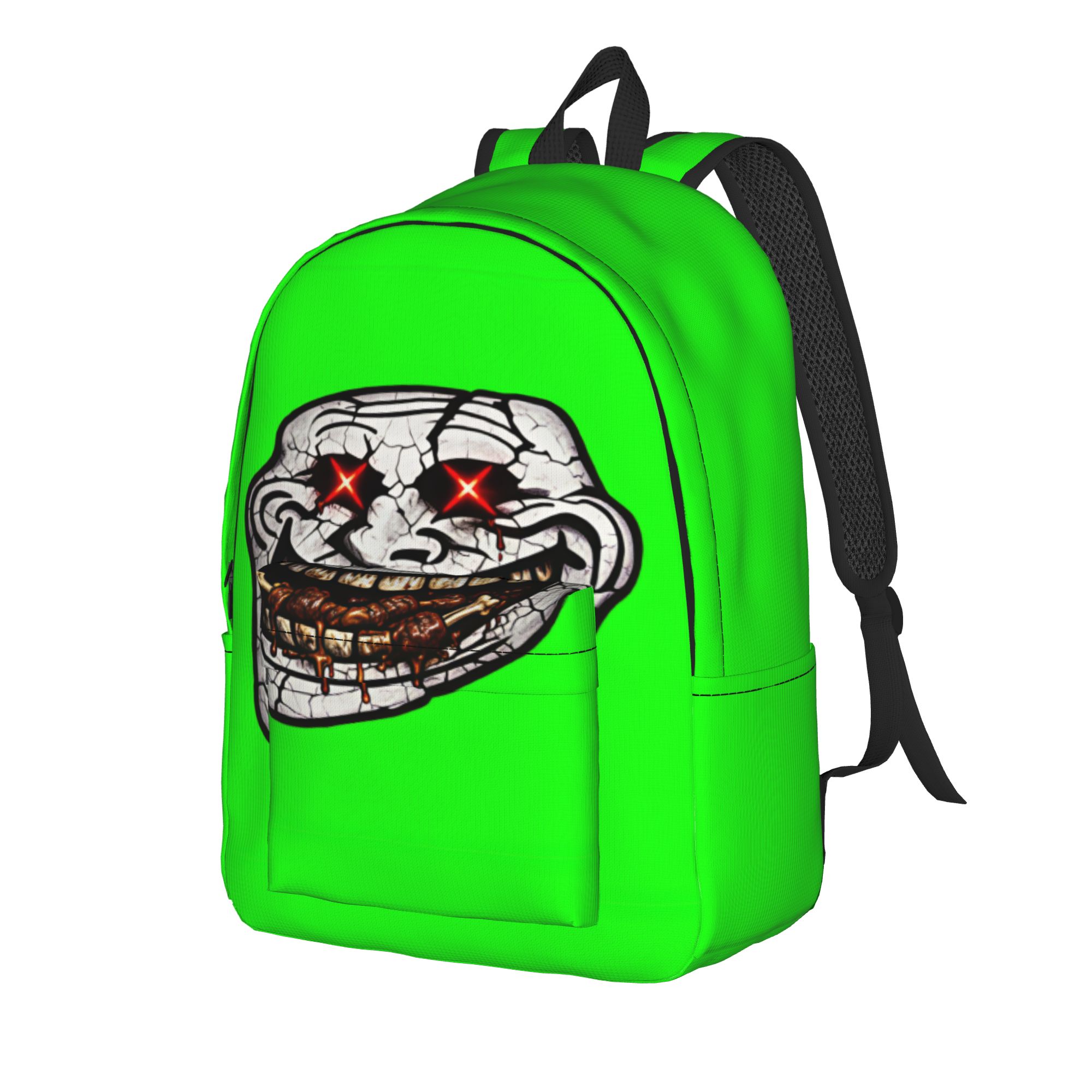 Mochila divertida Trollface, m - Interior Design University reseña y precio