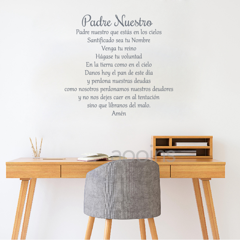 Calcomanía de oración de nuest - Interior Design Quotes reseña y precio