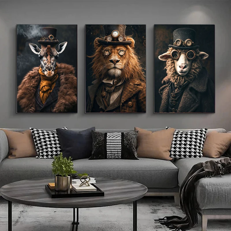 Cool Steampunk animales retrat - Interior Design Sketch reseña y precio