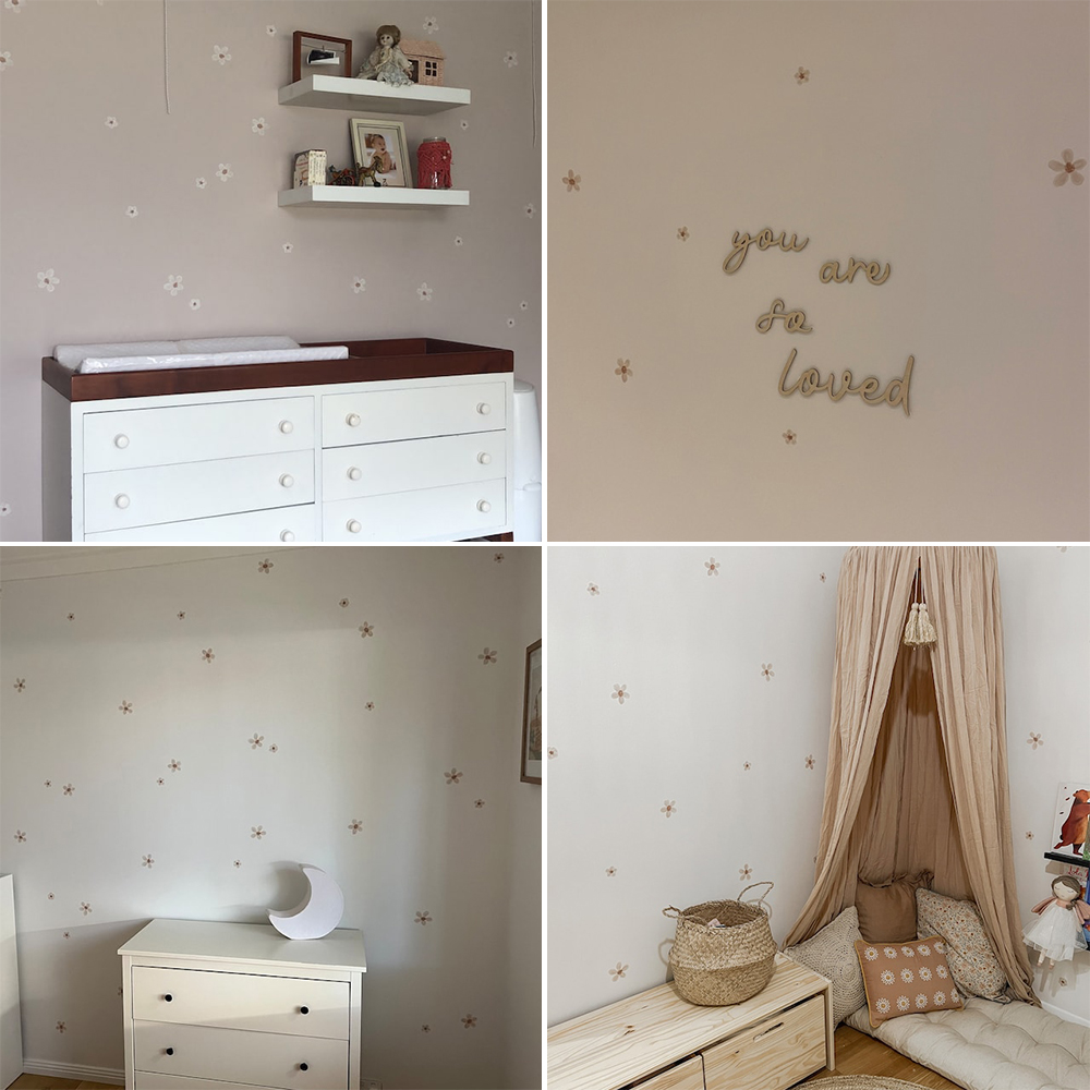 Pegatinas de pared de flores d - Interior Design Quotes reseña y precio