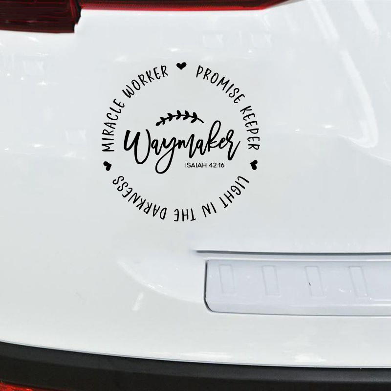 Waymaker-pegatina de vinilo co - Interior Design Quotes reseña y precio
