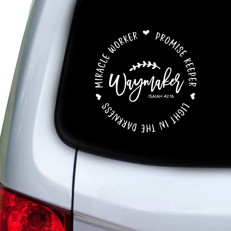 Waymaker-pegatina de vinilo co - Interior Design Quotes reseña y precio