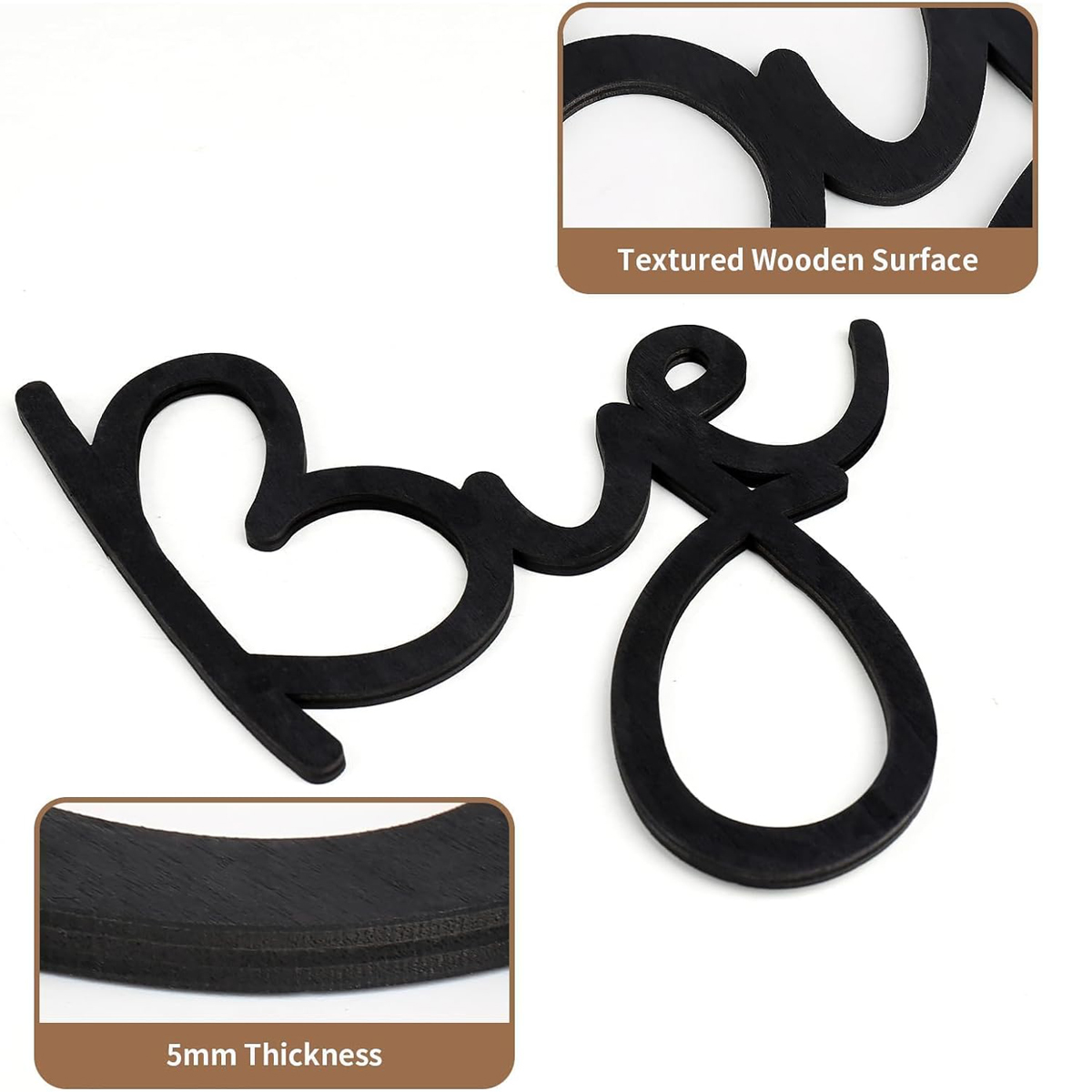 Love You Bye - Letrero de made - Interior Design Quotes reseña y precio