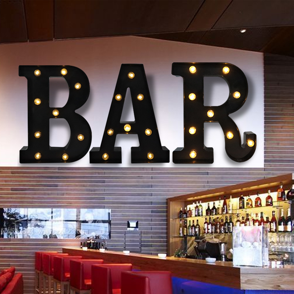 Letras LED de 22 cm, Letras de - Interior Design Quotes reseña y precio
