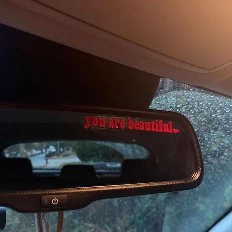 Pegatinas de texto para coche, - Interior Design Quotes reseña y precio