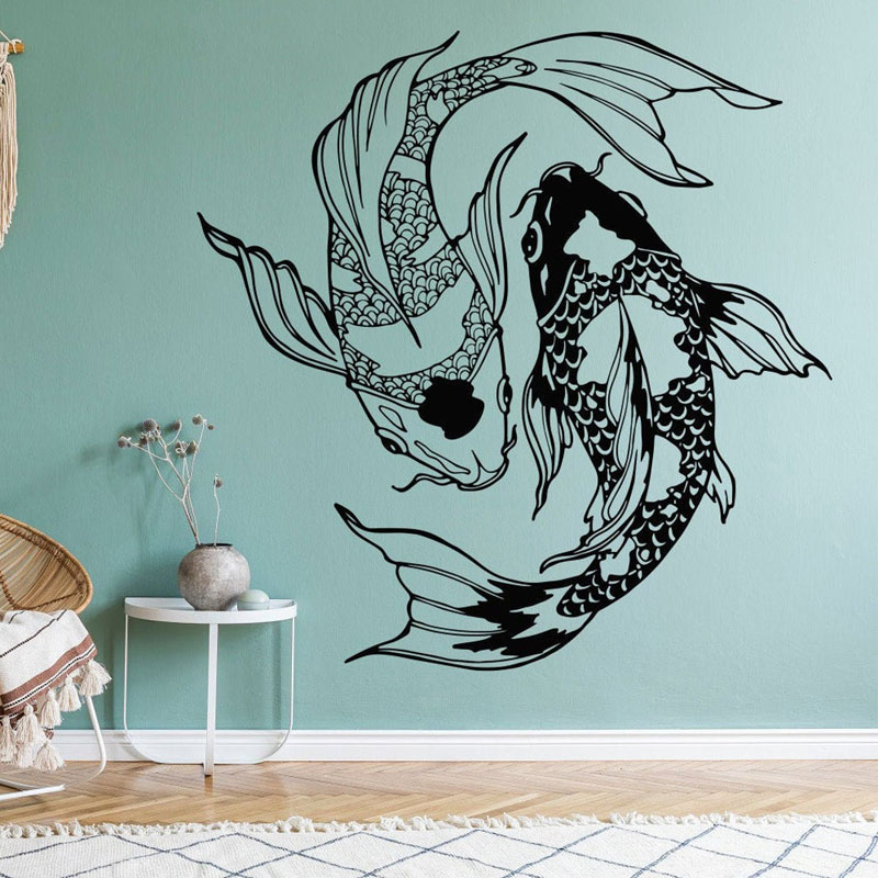 Calcomanías de pared Koi Fish  - Interior Design Quotes reseña y precio